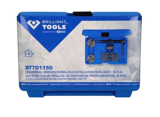 Pöörde-, tagasitõmbetööriistakomplekt, pidurisadulakolb, KS TOOLS BT701150