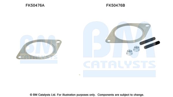 BM CATALYSTS szerelőkészlet, kipufogócső FK50476