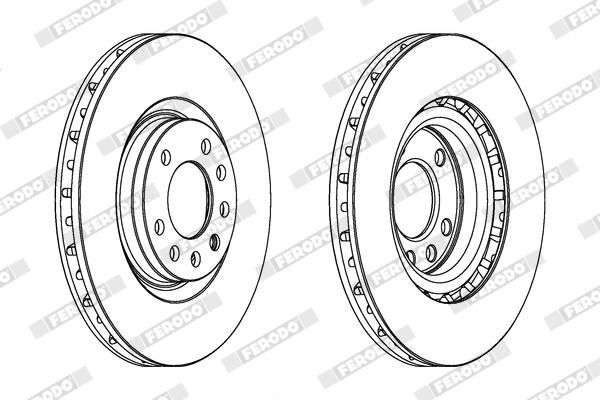 FERODO DDF1512 Brake Disc