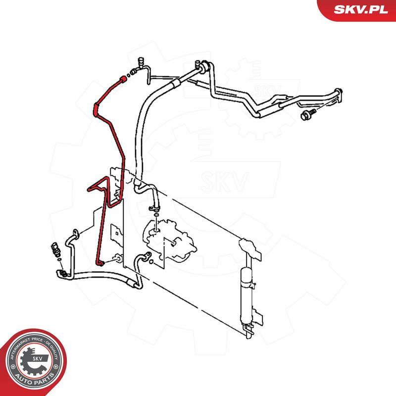 Kõrgsurve-, madalsurvetorustik, kliimaseade, ESEN SKV 54SKV658