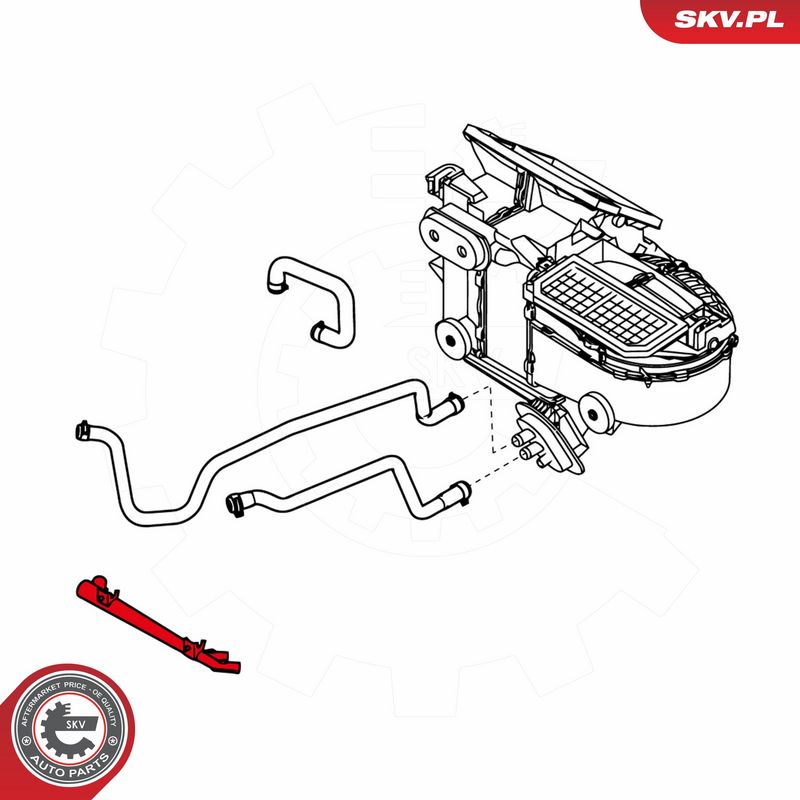ESEN SKV 24SKV286 Radiator Hose