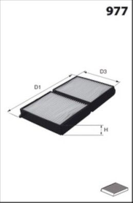MECAFILTER JLR7116 Salono filtras