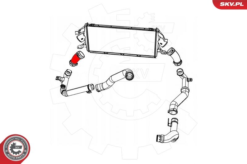 ESEN SKV 43SKV367 Charge Air Hose