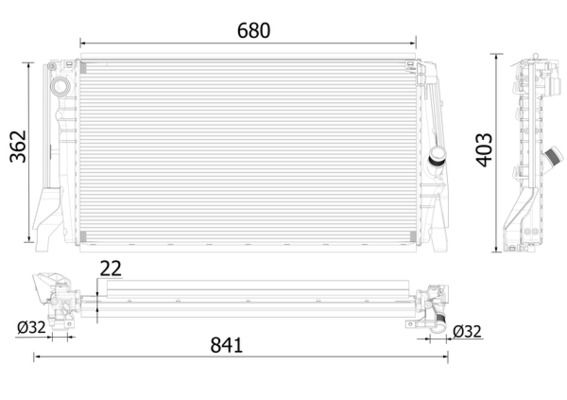 Product Image - Radiateur - CR2316000P - MAHLE