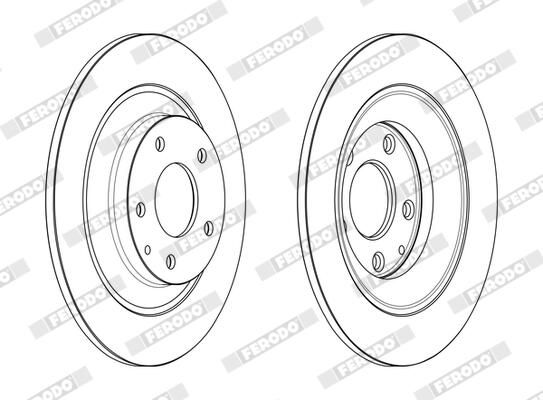 FERODO DDF2609C Brake Disc