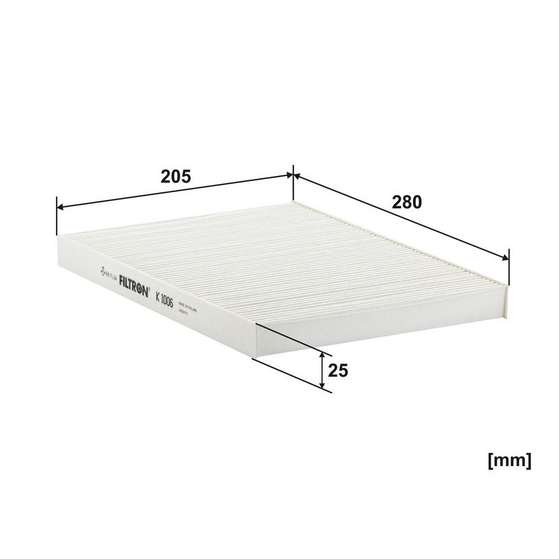 Filter, salongiõhk, FILTRON K 1006