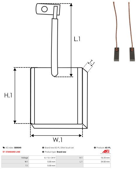 Süsinikuhari, generaator, AS-PL OB9049