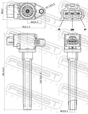 FEBEST 04640-005 Ignition Coil
