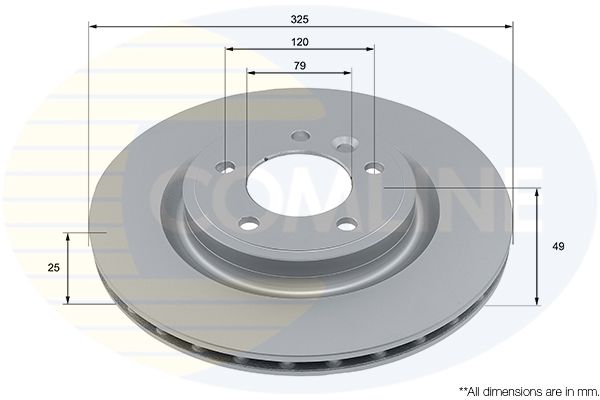 Comline Brake Disc ADC5049V