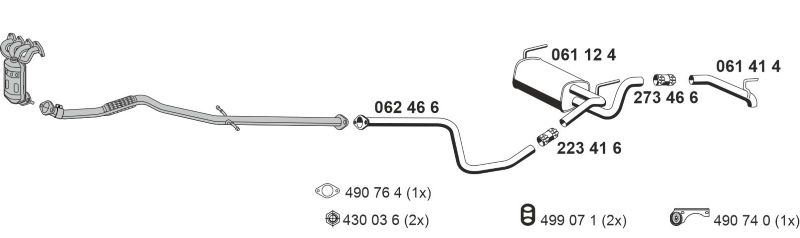 ABGASANLAGE ERNST 051047