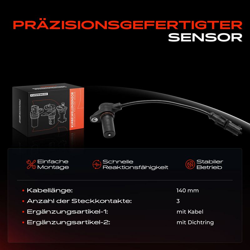 Frankberg 5481FB0007826 Sensor, crankshaft pulse