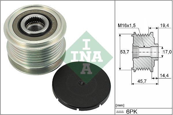 Schaeffler INA generátor szabadonfutó 535 0328 10