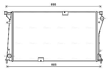 Радиатор охлаждения Trafic VI 2.5 DCi (Ava)