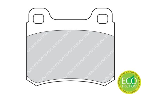 FERODO FDB328 Brake Pad Set, disc brake