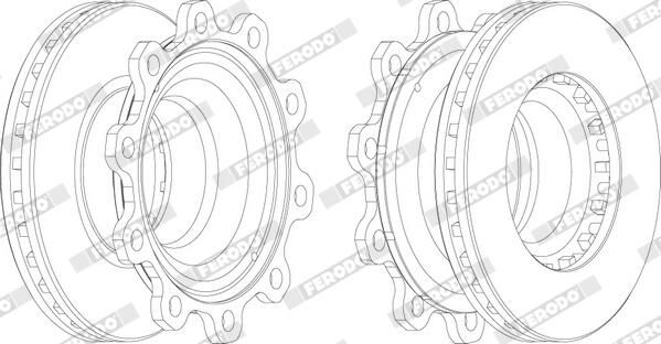Disc frana FCR193A FERODO