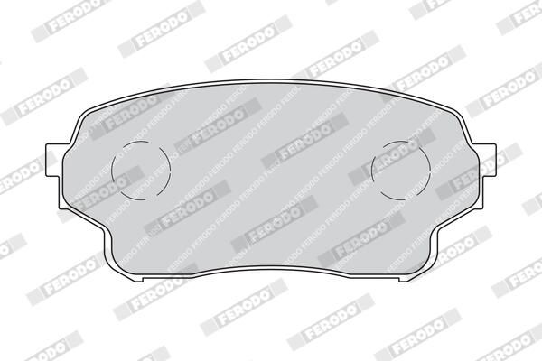 FERODO FDB4077 Brake Pad Set, disc brake