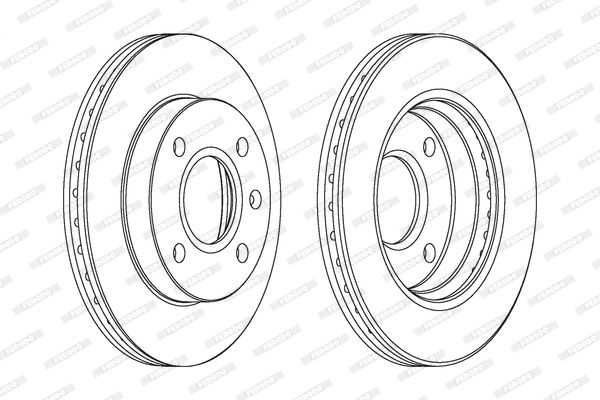 FERODO DDF766 Brake Disc