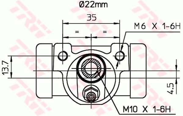 Гальмівний циліндр, Trw BWH375