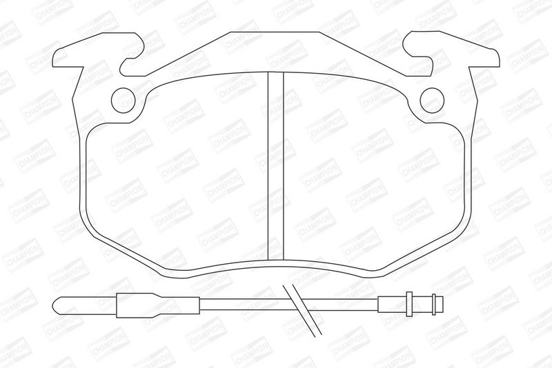 CHAMPION Plaquettes de frein à disque 571331CH