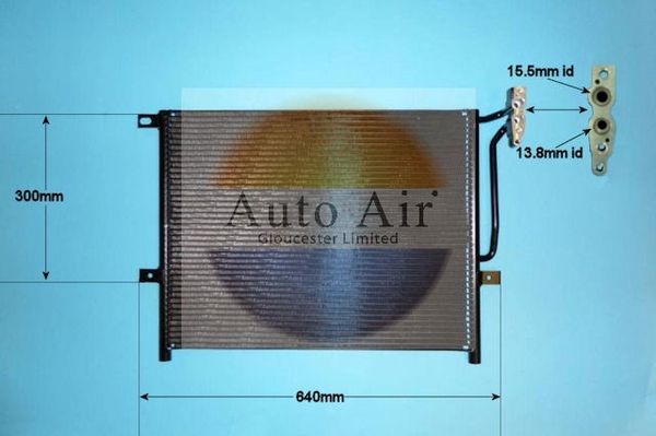 Auto Air Gloucester 16-9660 Condenser, air conditioning