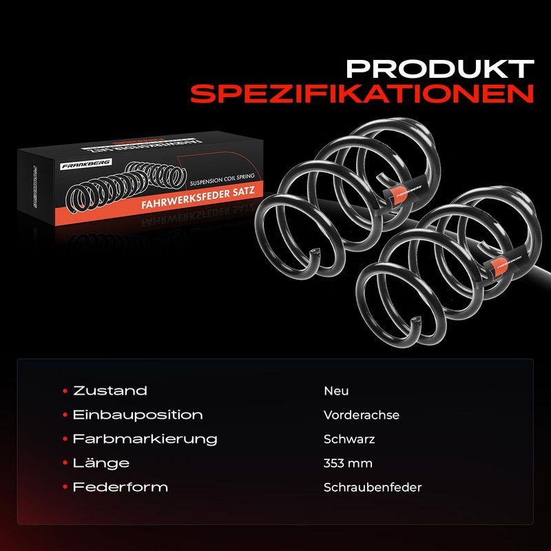 Frankberg 5481FB0009262 Suspension Spring