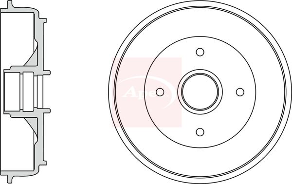 APEC Brake Drum DRM9985