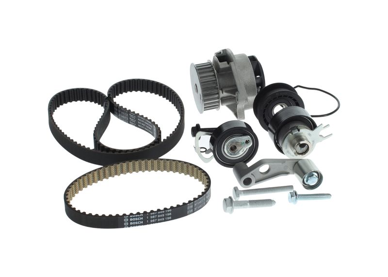 Veepump + hammasrihmakomplekt, BOSCH 1 987 945 357
