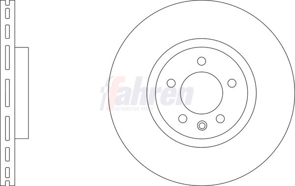 Fahren Brake Disc FBD6740