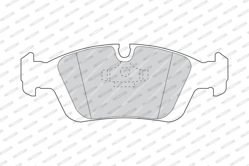 Sada brzdových destiček, kotoučová brzda FDB725