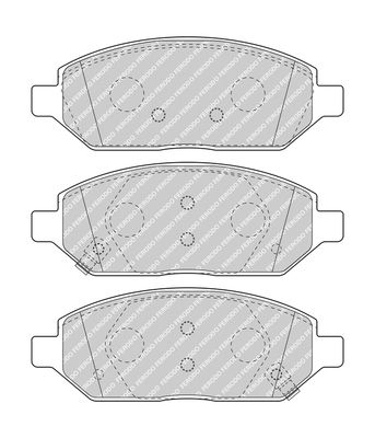 FERODO FDB5019 Brake Pad Set, disc brake