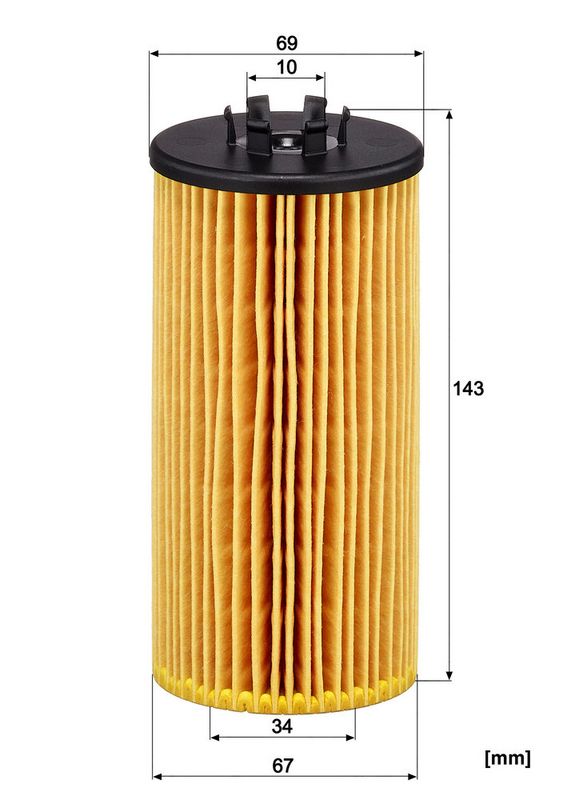 Filtru ulei HU 835/1 z MANN-FILTER