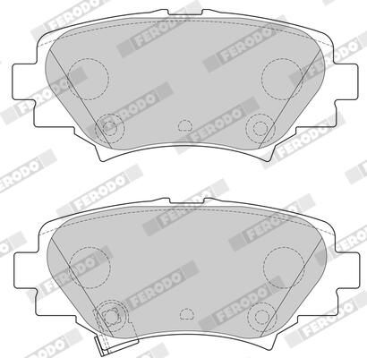 FERODO FDB4700 Brake Pad Set, disc brake