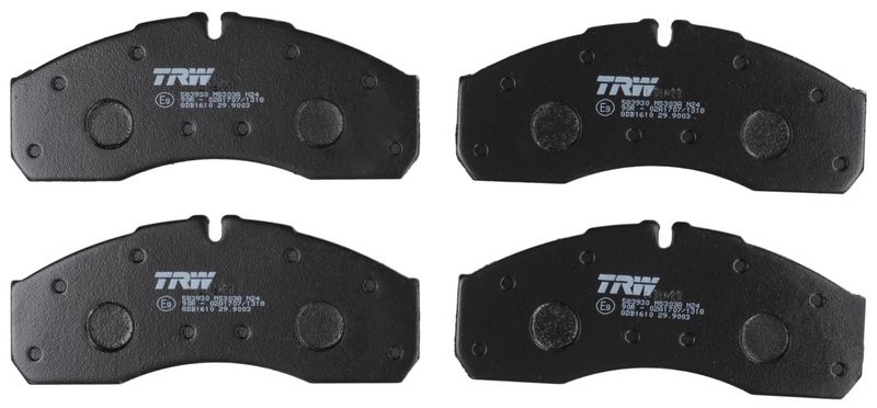 TRW GDB1610 Stabdžių trinkelių rinkinys, diskinis stabdys