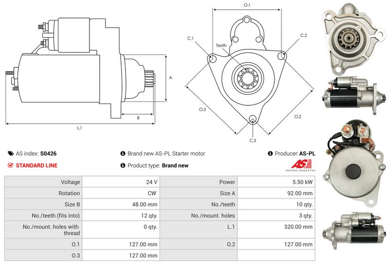 AS-PL S0426 Starter