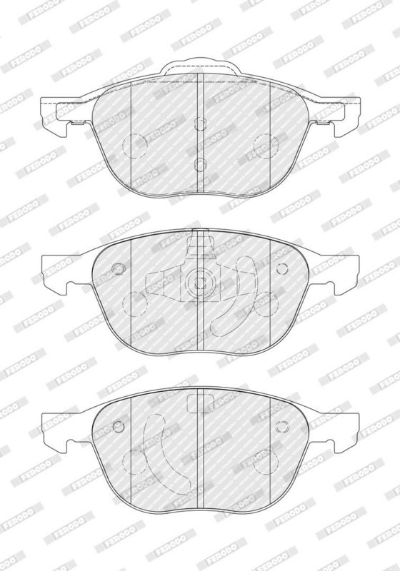 FERODO Plaquettes de frein à disque FDB4319