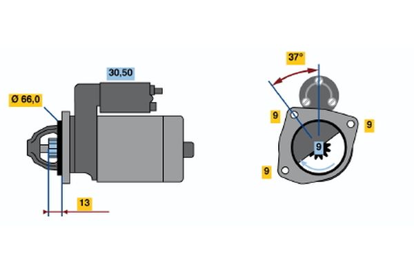 BOSCH 0 986 017 770 Starter
