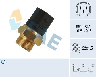 FAE hőkapcsoló, hűtőventilátor 38180