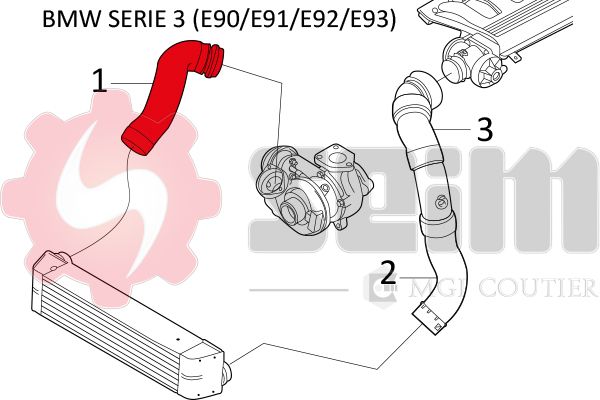 SEIM 981096 Charge Air Hose