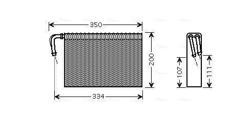 AVA QUALITY COOLING párologtató, klímaberendezés BWV305