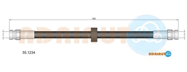 Гальмівний шланг, Adriauto 55.1234