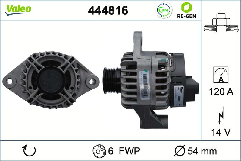 GENERATOR / ALTERNATOR VALEO 444816