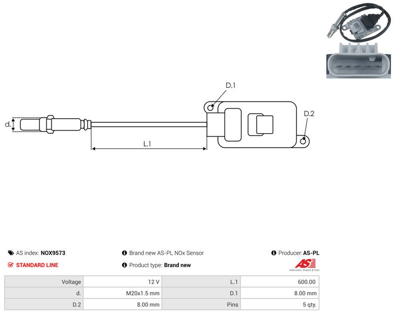 Prekė atitinka OEM kodą: KV61-5L248-AB