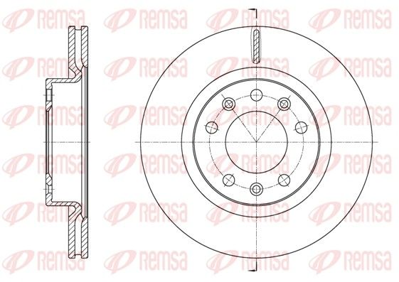 Гальмівний диск, Remsa 61584.10