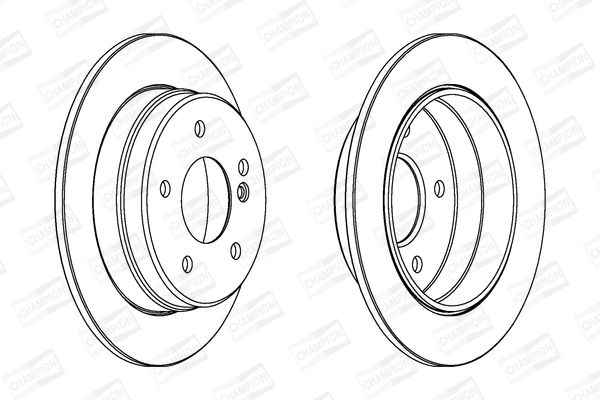 Гальмівний диск, Champion 561698