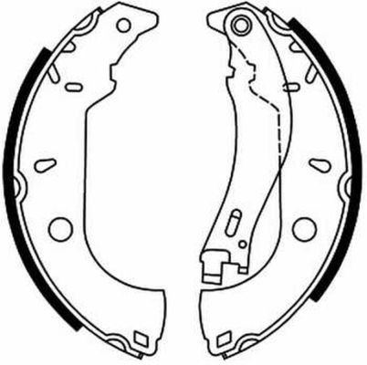 ABE C0F007ABE Brake Shoe Set