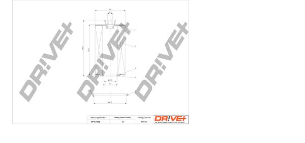 Оливний фільтр, Dr!Ve+ DP1110.11.0098