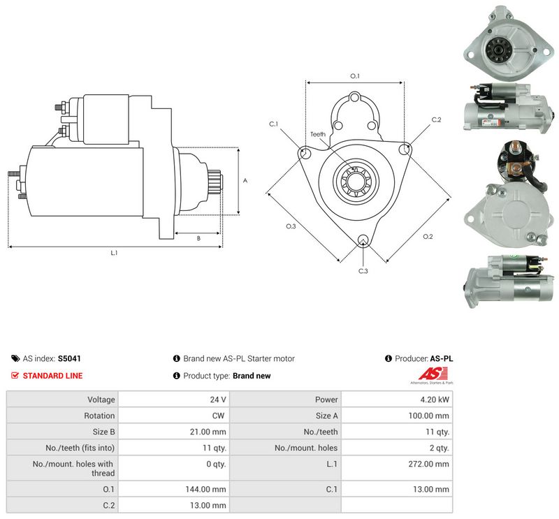 Starter, AS-PL S5041