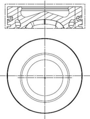 Поршень, Mahle 028PI00140002