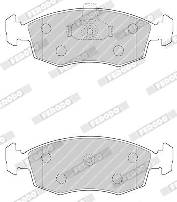 FERODO FDB4735 Brake Pad Set, disc brake