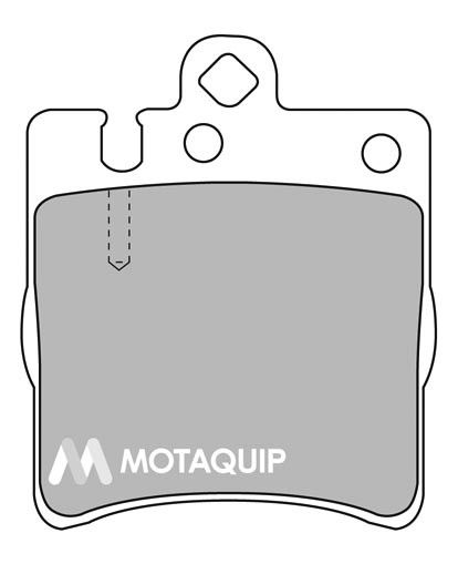 MOTAQUIP fékbetétkészlet, tárcsafék LVXL556